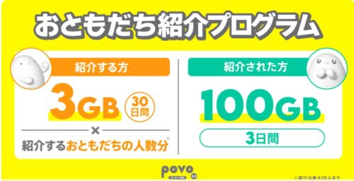 povoおともだち紹介プログラム